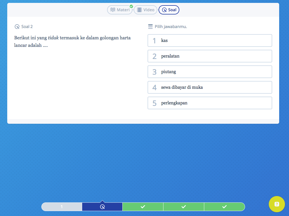 Contoh Soal Persamaan Dasar Akuntansi No 2