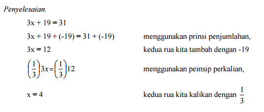 Matematika Dasar SBMPTN Tentang Persamaan Linear dan Pertidaksamaan Linear