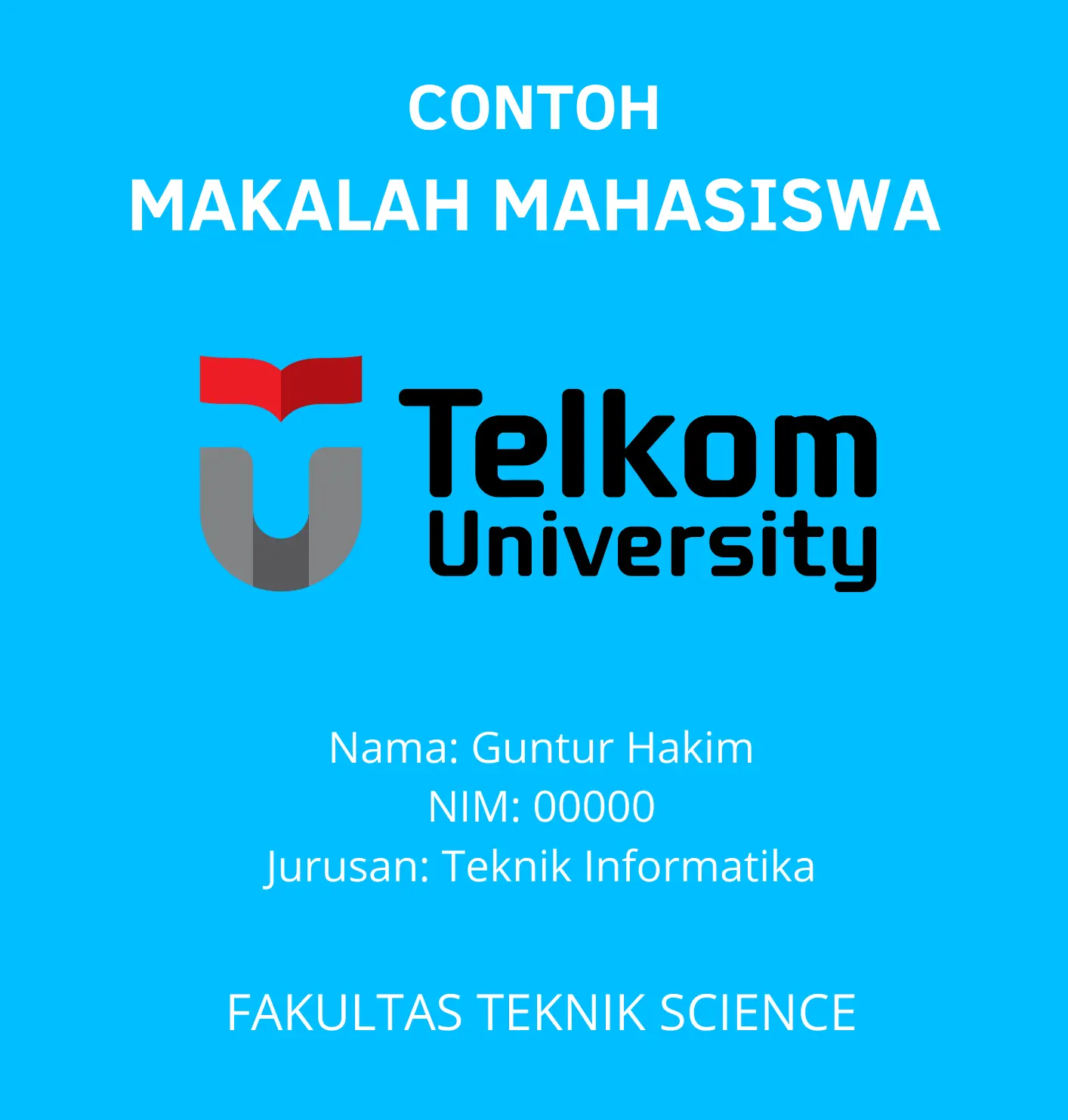 contoh makalah mahasiswa