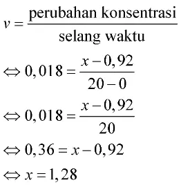 pembahasan soal 6 Laju Reaksi