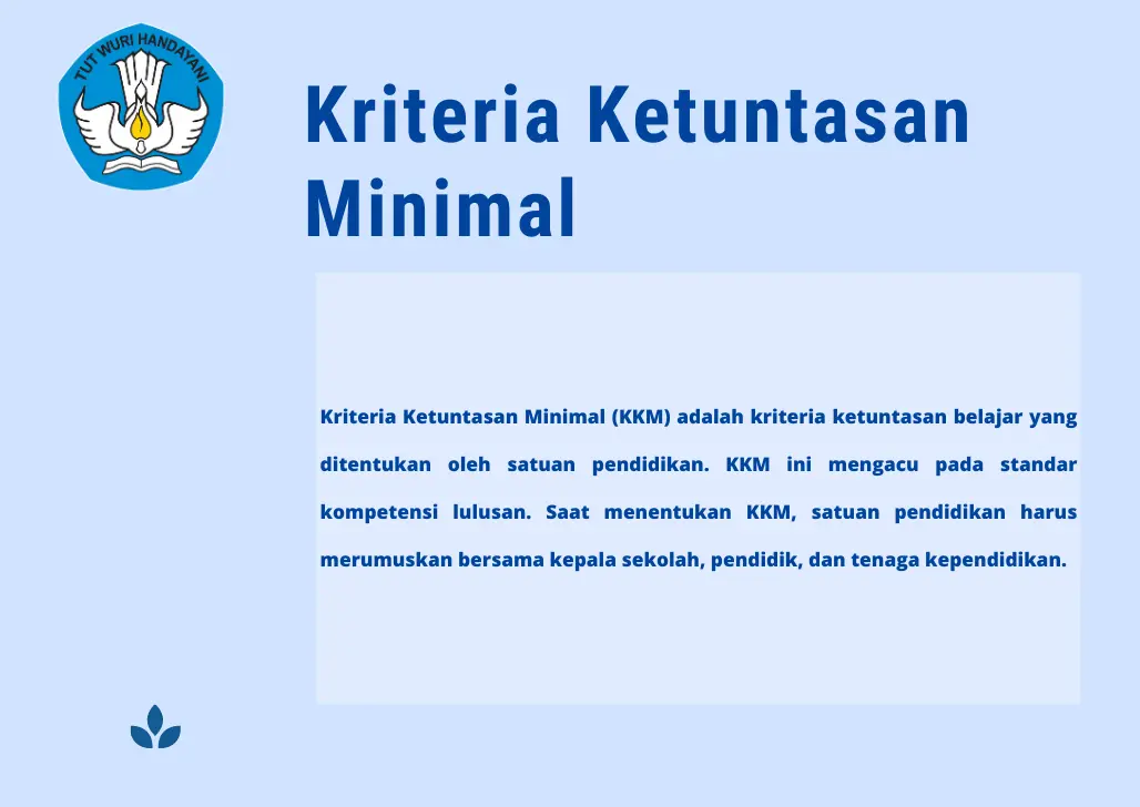 Kriteria Ketuntasan Minimal pada Kurikulum Merdeka Fungsi, Prinsip dan Contoh