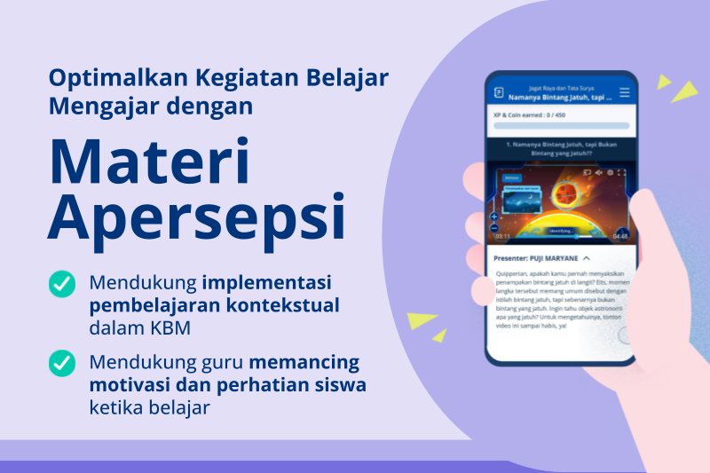 Optimalkan Kegiatan Belajar Mengajar dengan Materi Apersepsi